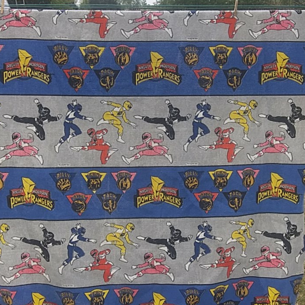 Mighty Morphin Power Rangers Blanket